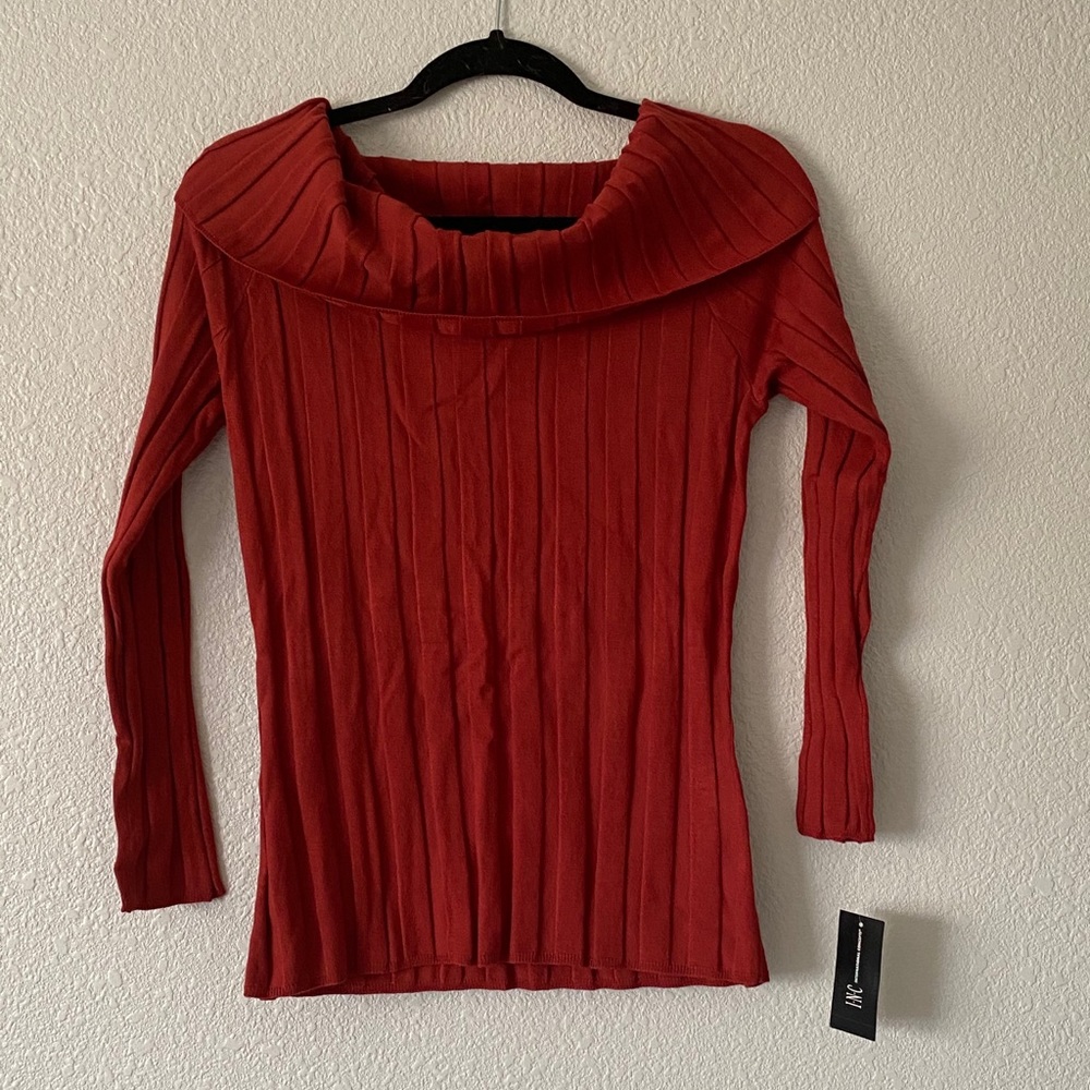 INC International Concepts Autumn Run sweater